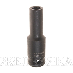 Головка торцевая 10мм 1/2" 6-гранная ударная удлиненная L=80мм ROCKFORCE RF-4458510 /1/10