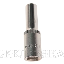 Головка торцевая 11мм 1/2" 6-гранная глубокая L=75мм ROCKFORCE RF-5457711 /1/10