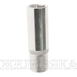 Головка торцевая 11мм 1/4" 6-гранная глубокая L=45мм ROCKFORCE RF-5255011 /1/30