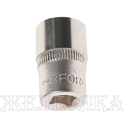 Головка торцевая 11мм 1/4" 6-гранная L=25мм ROCKFORCE RF-52511 /1/40