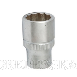 Головка торцевая 12 мм 1/4" 12-гр.ROCKFORCE