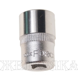 Головка торцевая 12мм 1/4" 12-гранная L=25мм ROCKFORCE RF-52912 /1/50