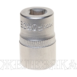 Головка торцевая 12мм 1/4" 6-гранная L=25мм ROCKFORCE RF-52512 /1/40