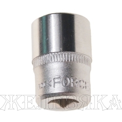 Головка торцевая 13мм 1/4" 12-гранная L=25мм ROCKFORCE RF-52913 /1/50