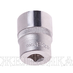 Головка торцевая 14мм 1/4" 12-гранная L=25мм ROCKFORCE RF-52914 /1/50