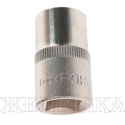 Головка торцевая 15мм 1/2" 6-гранная L=38мм ROCKFORCE RF-54515 /1/10