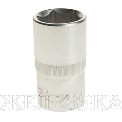 Головка торцевая 16мм 1/2" 6-гранная L=40мм ЭВРИКА ER-91309 1/224