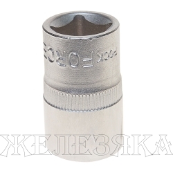 Головка торцевая 17мм 1/2" 6-гранная L=38мм ROCKFORCE RF-54517 /1/10