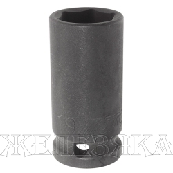 Головка торцевая 19 мм 1/2" 6-гр.ударная L=55мм JTC