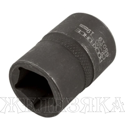 Головка торцевая 19мм 1/2" 5-гранная ударная L=40мм ROCKFORCE RF-65019 /1/120/