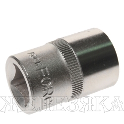 Головка торцевая 19мм 1/2" 6-гранная L=38мм ROCKFORCE RF-54519 /1/10