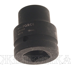 Головка торцевая 19мм 3/4" 6-гранная ударная L=50мм ROCKFORCE RF-46519 /1