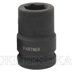 Головка торцевая 19мм 3/4" 6-гранная ударная L=55мм Partner PA-46519 /1/100