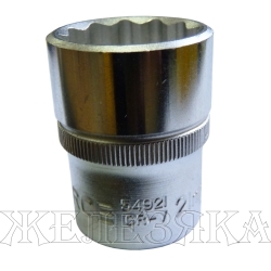 Головка торцевая 21 мм 1/2" 12-гр.FORCE