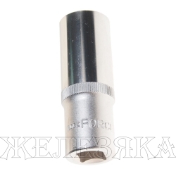 Головка торцевая 21мм 1/2" 6-гранная глубокая L=75мм ROCKFORCE RF-5457721 /1/10