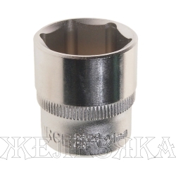 Головка торцевая 21мм 3/8" 6-гранная L=30мм ROCKFORCE RF-53521 /1/20