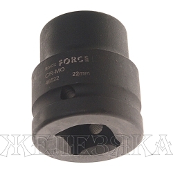 Головка торцевая 22мм 3/4" 6-гранная ударная L=50мм ROCKFORCE RF-46522 /1