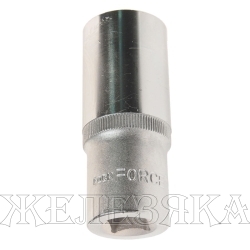 Головка торцевая 24мм 1/2" 6-гранная глубокая L=75мм ROCKFORCE RF-5457724 /1/8