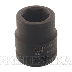 Головка торцевая 24мм 3/4" 6-гранная ударная L=50мм ROCKFORCE RF-46524 /1