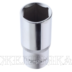 Головка торцевая 27мм 1/2" 6-гранная глубокая L=75мм ROCKFORCE RF-5457727 /1/10