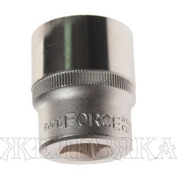 Головка торцевая 27мм 1/2" 6-гранная L=43мм ROCKFORCE RF-54527 /1/10