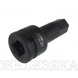 Головка торцевая 3/4" HEX H24 100мм ударная JTC