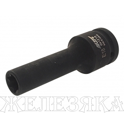 Головка торцевая 3/4" TORX E18 ударная глубокая L=110мм JTC