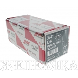 Головка торцевая 3/4" TORX T70 ударная JTC