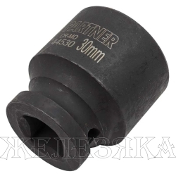 Головка торцевая 30мм 1/2" 6-гранная ударная L=60мм Partner PA-44530 /1/100