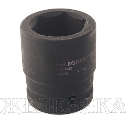 Головка торцевая 30мм 3/4" 6-гранная ударная L=54мм ROCKFORCE RF-46530 /1