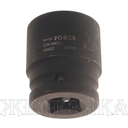 Головка торцевая 32мм 3/4" 6-гранная ударная L=54мм ROCKFORCE RF-46532 /1