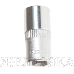 Головка торцевая  8мм 1/4" 6-гранная L=25мм ROCKFORCE RF-52508 /1/60