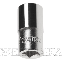 Головка торцевая дюймовая 11/32'' 1/4" 6-гр. JTC