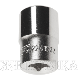 Головка торцевая дюймовая 15/32'' 1/4" 6-гр. JTC