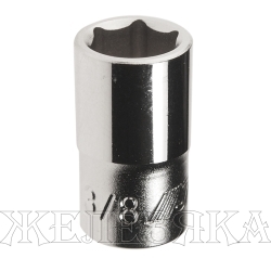 Головка торцевая дюймовая 3/8'' 1/4" 6-гр. JTC