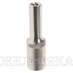 Головка торцевая E11 1/2" TORX глубокая L=75мм ROCKFORCE RF-5467711 /1/10