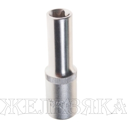 Головка торцевая E14 1/2" TORX глубокая L=75мм ROCKFORCE RF-5467714 /1/10