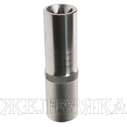 Головка торцевая E18 1/2" TORX глубокая L=75мм ROCKFORCE RF-5467718 /1/10