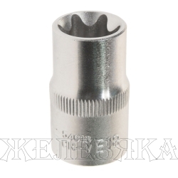 Головка торцевая E18 1/2" TORX L=37мм ROCKFORCE RF-54618 /1/10