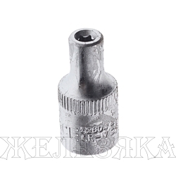 Головка торцевая Е4 1/4" TORX L=25мм ROCKFORCE RF-52604 /1/60