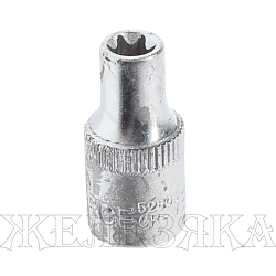 Головка торцевая Е6 1/4" TORX L=25мм ROCKFORCE RF-52606 /1/60