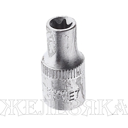 Головка торцевая Е7 1/4" TORX L=25мм ROCKFORCE RF-52607 /1/60