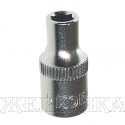 Головка торцевая KR-2SK05 1/4"DR 6-гранная 5мм   KORUDA 1/20