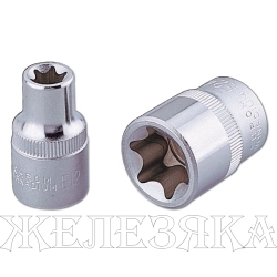 Головка торцевая TORX 1/4" E8, HONITON ES-A1208