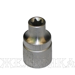 Головка торцевая TORX E08 3/8" FORCE