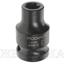 Головка торцевая TORX ударная 1/2", E12 ROCKFORCE RF-44612 /1/10/240