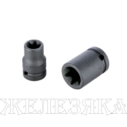 Головка торцевая ударная 1/2" 38 мм, E6, HONITON, IES-4006