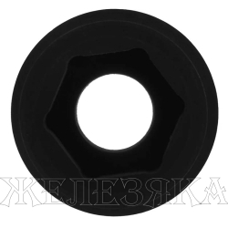 Головка ударная шестигранная, 17 мм, 1/2", CrMo// Stels