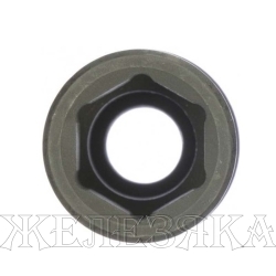 Головка ударная удлиненная шестигранная, 18 мм, 1/2", CrMo// Stels