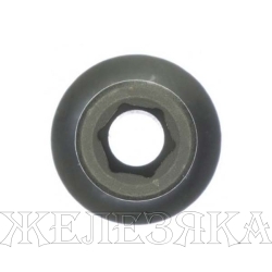 Головка ударная удлиненная шестигранная, 9 мм, 1/2", CrMo// Stels